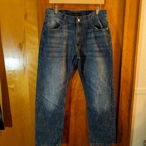 PD&C 33X30 Slim Straight Blue Jeans